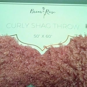 Briar Rose urly Shag Throw